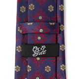 Deep Purple Floral Men's Tie - Cufflinks.com - Flyclothing LLC