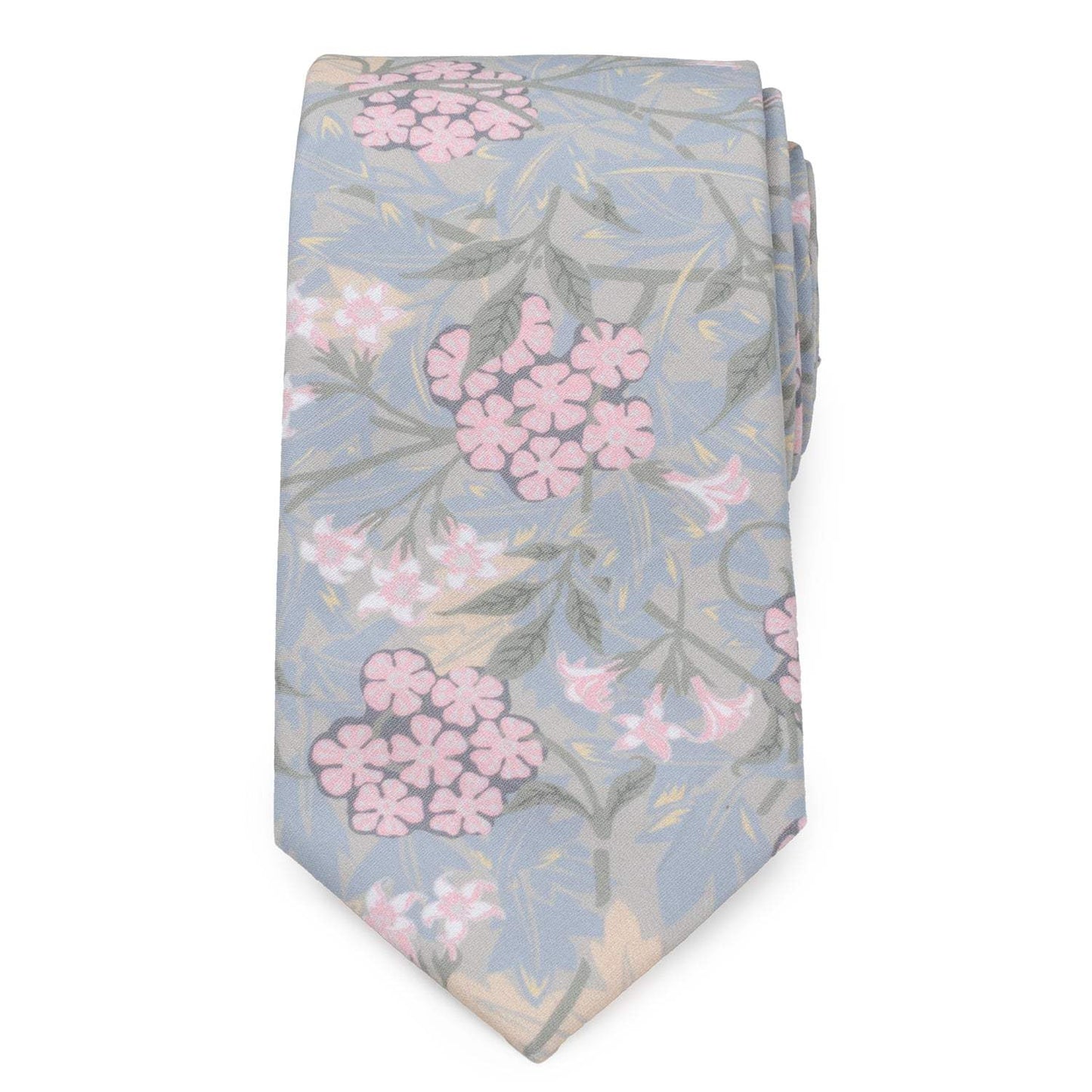 Light Blue Floral Men's Tie - Cufflinks.com - Flyclothing LLC
