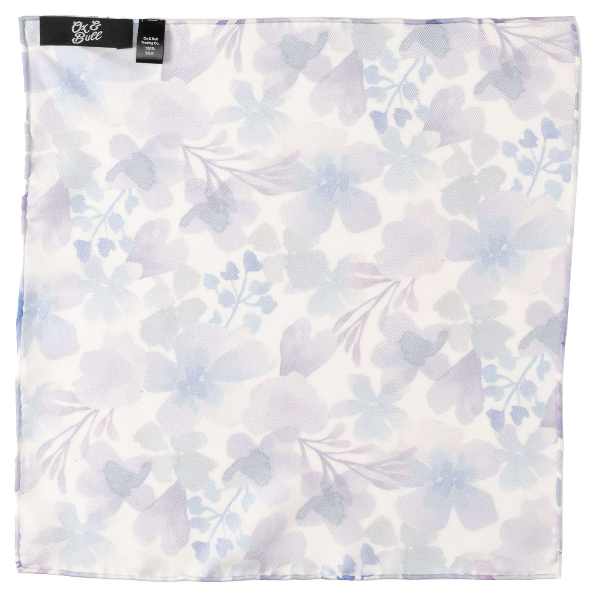 Watercolor Lavender Mix Men's Silk Pocket Square - Cufflinks.com - Flyclothing LLC