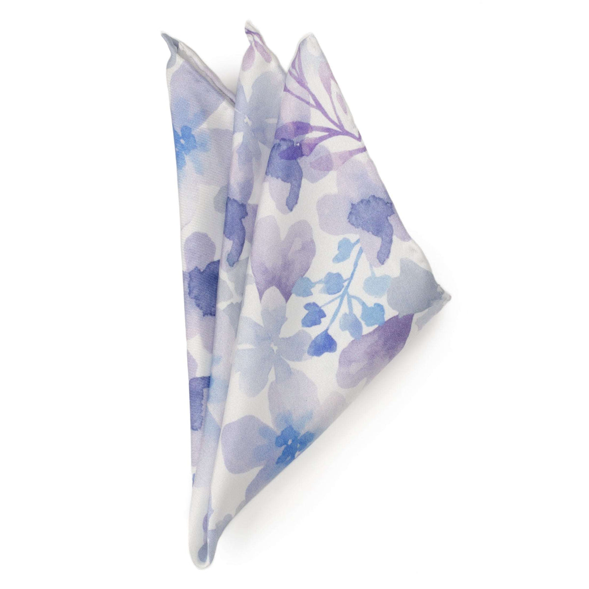 Watercolor Lavender Mix Men's Silk Pocket Square - Cufflinks.com - Flyclothing LLC