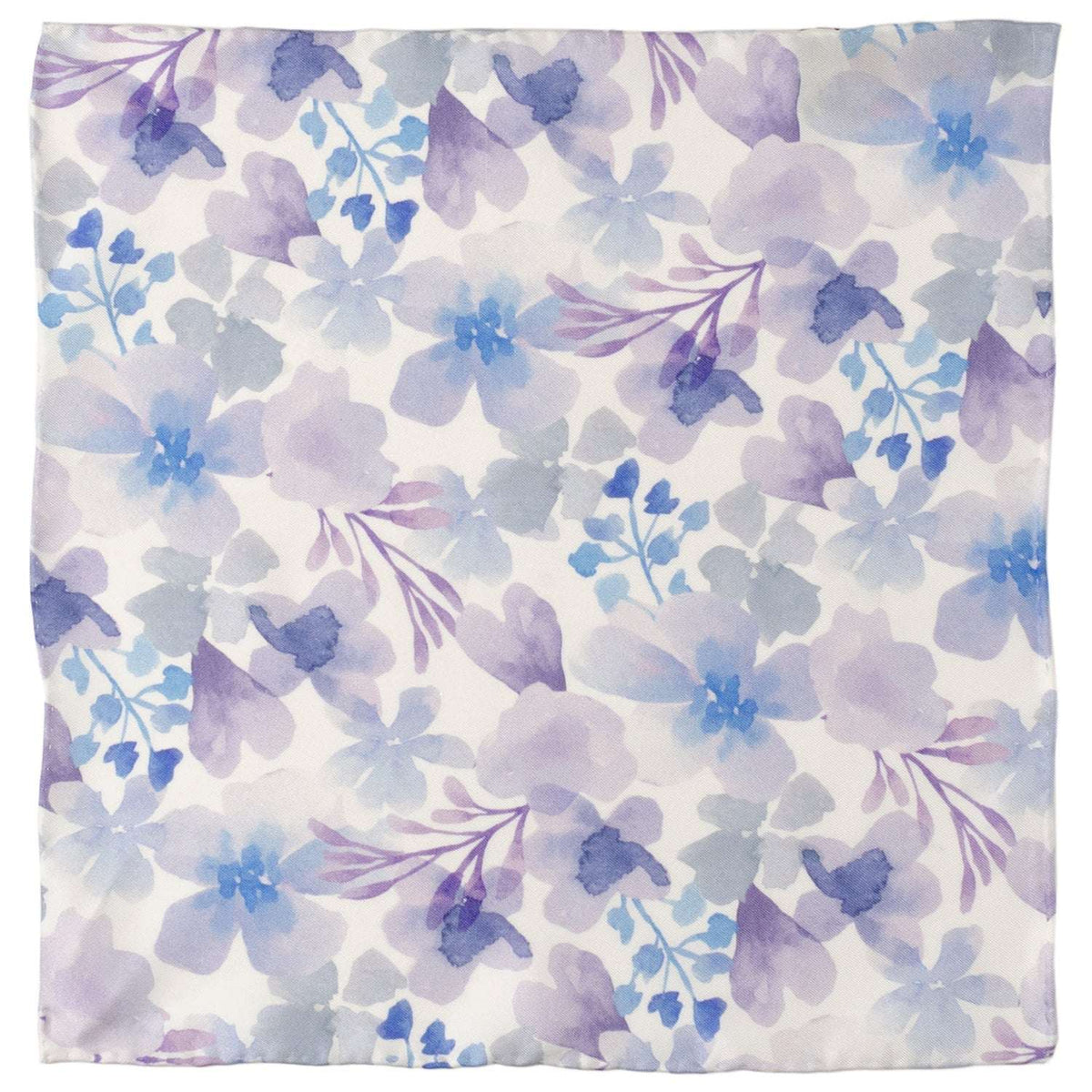 Watercolor Lavender Mix Men's Silk Pocket Square - Cufflinks.com - Flyclothing LLC