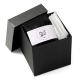 Black Floral Tie and Pocket Square Gift Set - Cufflinks.com - Flyclothing LLC