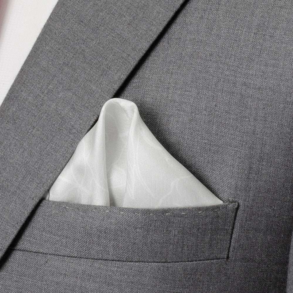 Black Floral Tie and Pocket Square Gift Set - Cufflinks.com - Flyclothing LLC