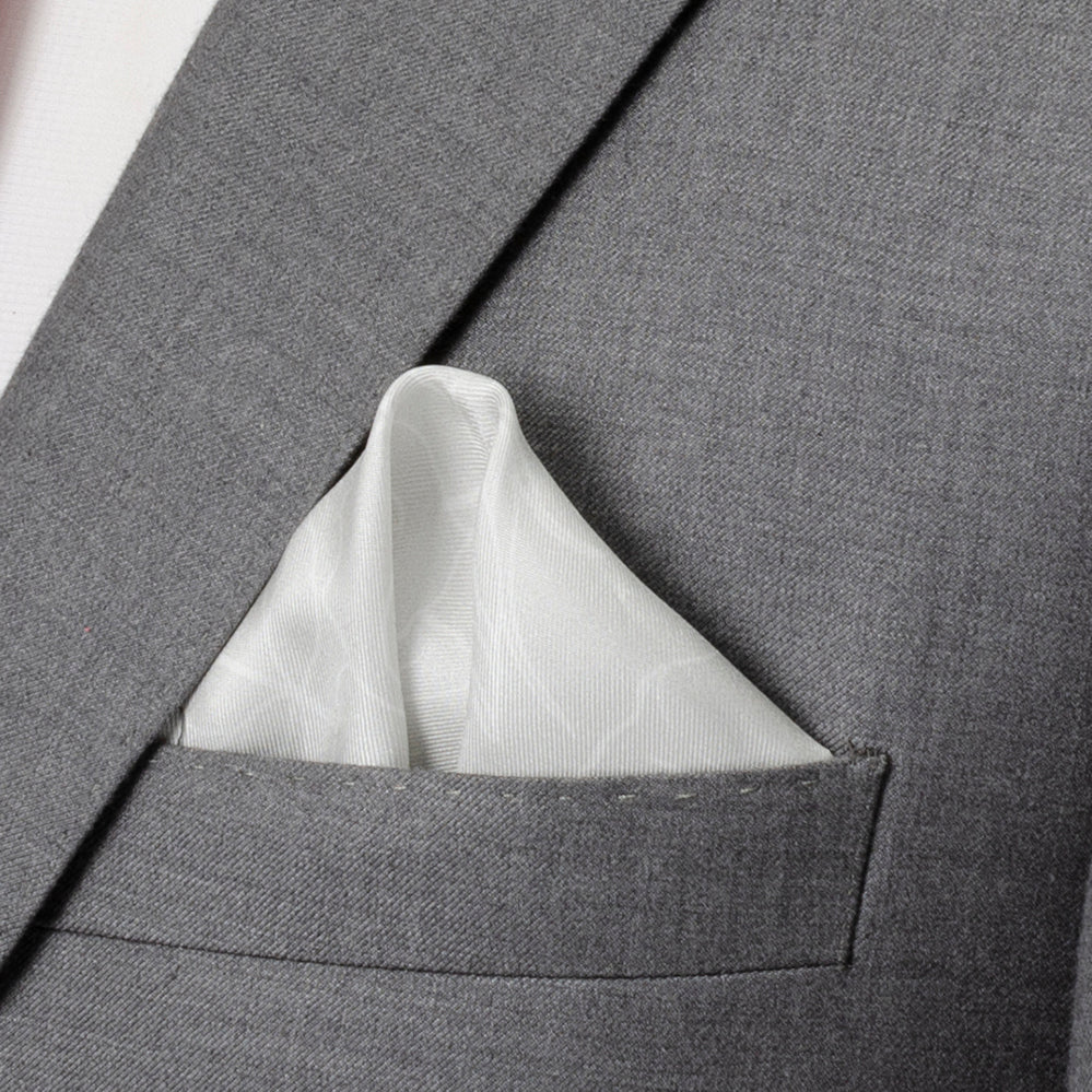 Black Floral Tie and Pocket Square Gift Set - Cufflinks.com - Flyclothing LLC