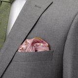 Floral Blush Paisley Pocket Square - Cufflinks.com - Flyclothing LLC