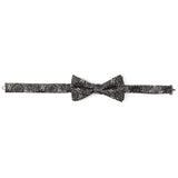 Kaleido Floral Charcoal Men's Bow Tie - Cufflinks.com - Flyclothing LLC