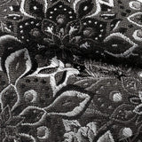Kaleido Floral Charcoal Men's Bow Tie - Cufflinks.com - Flyclothing LLC