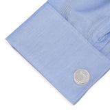 Golf Fore Silver Cufflinks - Cufflinks.com - Flyclothing LLC