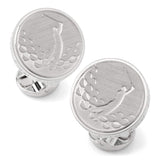 Golf Fore Silver Cufflinks - Cufflinks.com - Flyclothing LLC