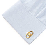 Horse Bit Gold Stainless Steel 5-Stud Set - Cufflinks.com - Flyclothing LLC