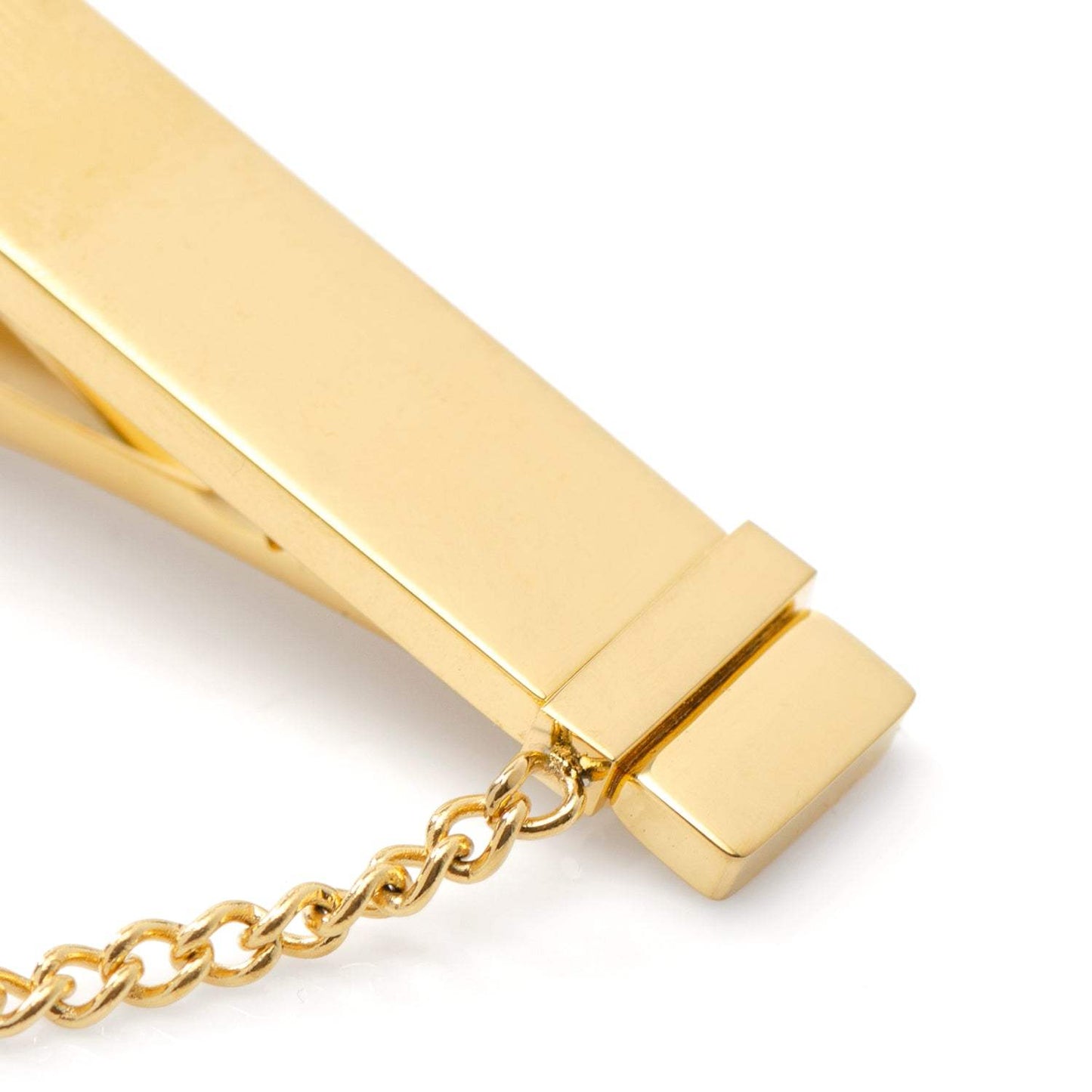 Stainless Steel Gold Chain Tie Clip - Cufflinks.com - Flyclothing LLC