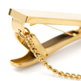 Stainless Steel Gold Chain Tie Clip - Cufflinks.com - Flyclothing LLC
