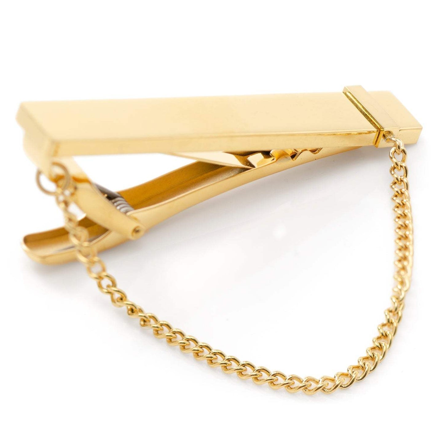 Stainless Steel Gold Chain Tie Clip - Cufflinks.com - Flyclothing LLC