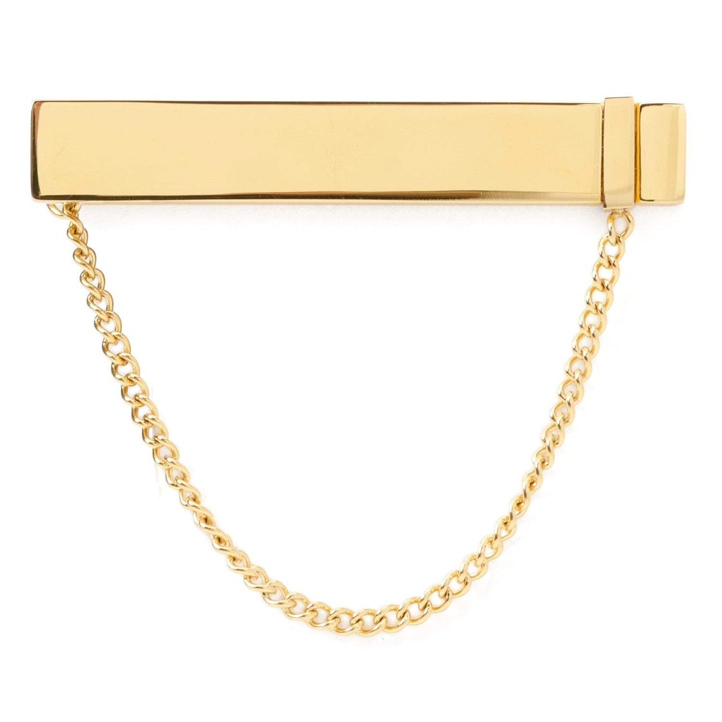 Stainless Steel Gold Chain Tie Clip - Cufflinks.com - Flyclothing LLC