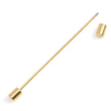 Stainless Steel Gold Bar Collar Bar - Cufflinks.com - Flyclothing LLC
