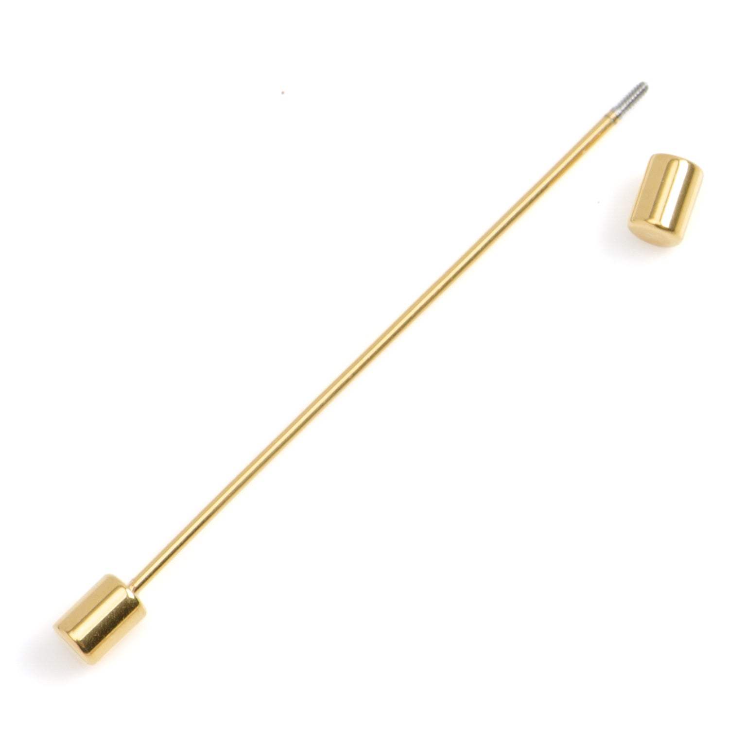 Stainless Steel Gold Bar Collar Bar - Cufflinks.com - Flyclothing LLC