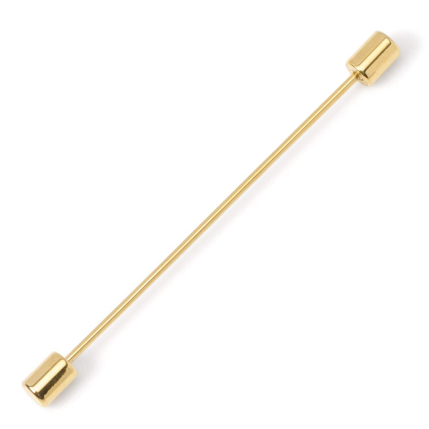 Stainless Steel Gold Bar Collar Bar - Cufflinks.com - Flyclothing LLC