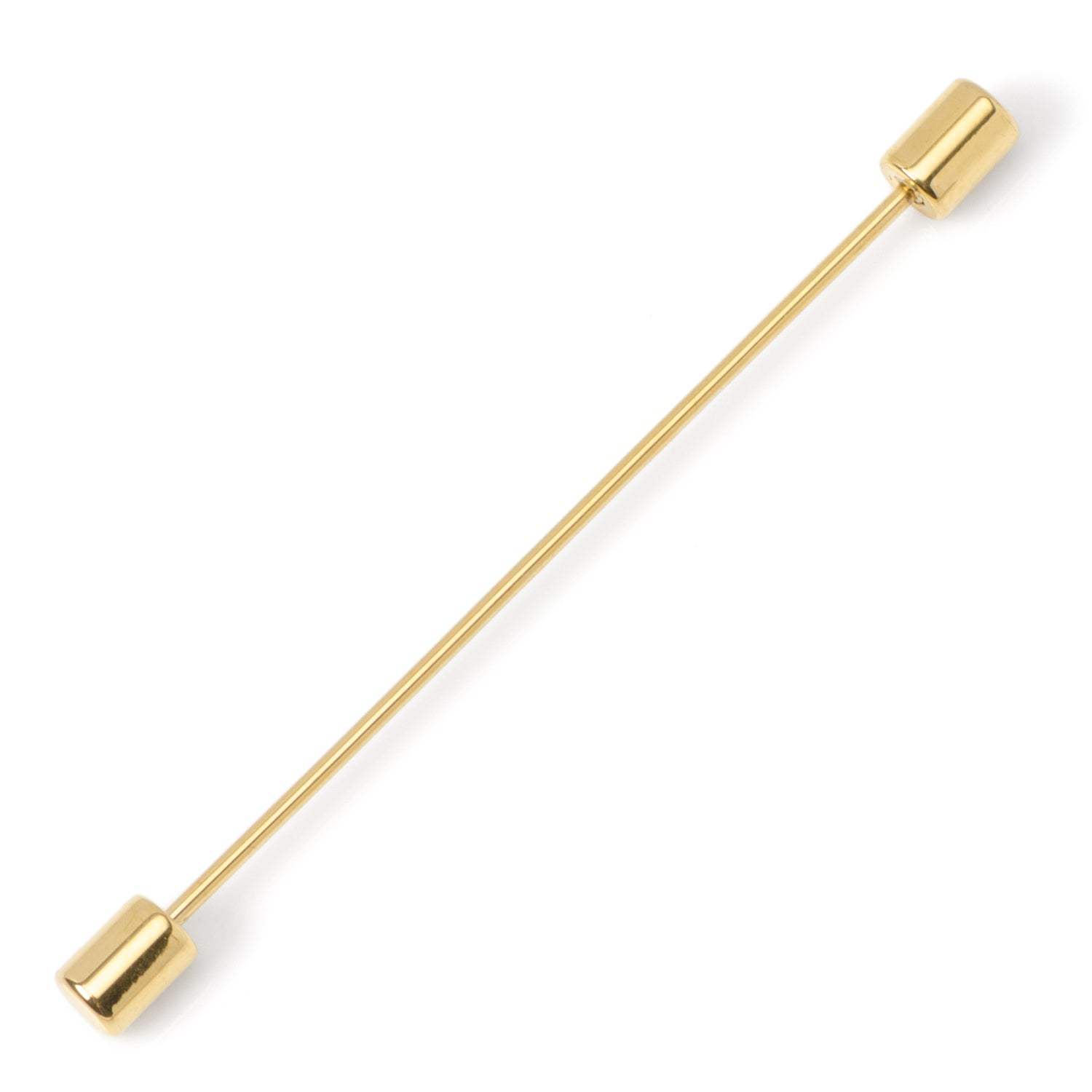 Stainless Steel Gold Bar Collar Bar - Cufflinks.com - Flyclothing LLC