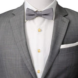 Stainless Steel Gold Tartan Plaid 5-Studs - Cufflinks.com - Flyclothing LLC