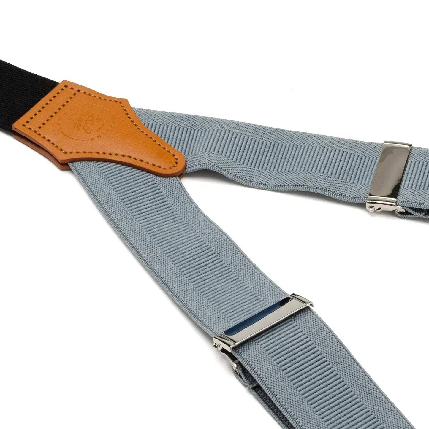 Gray Convertible Suspenders - Cufflinks.com - Flyclothing LLC