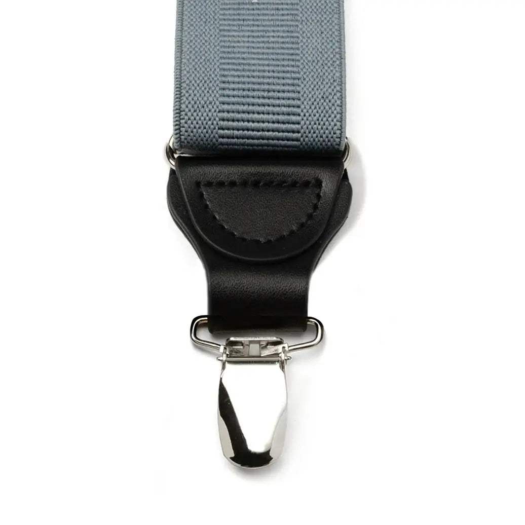 Gray Convertible Suspenders - Cufflinks.com - Flyclothing LLC