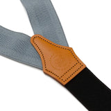 Gray Convertible Suspenders - Cufflinks.com - Flyclothing LLC