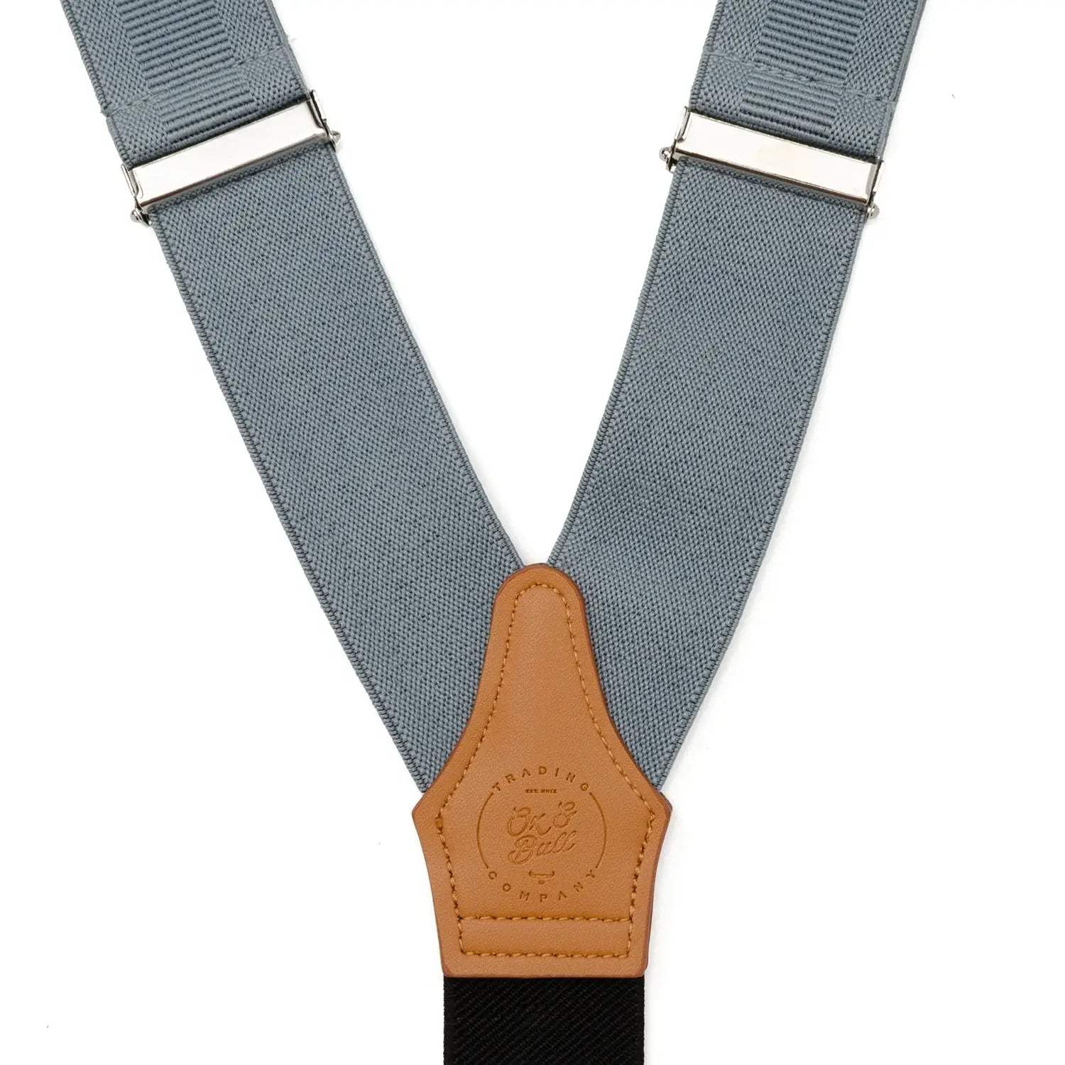 Gray Convertible Suspenders - Cufflinks.com - Flyclothing LLC
