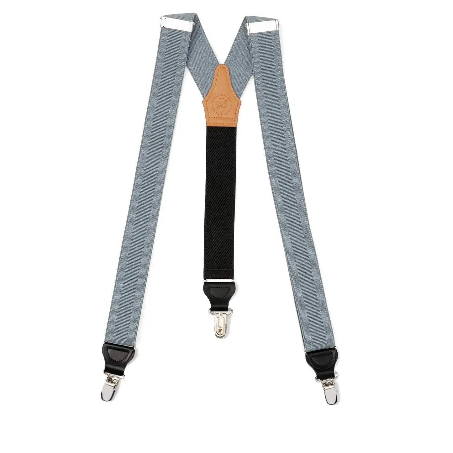 Gray Convertible Suspenders - Cufflinks.com - Flyclothing LLC