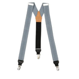 Gray Convertible Suspenders - Cufflinks.com - Flyclothing LLC