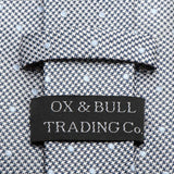 Dotted Herringbone Gray Silk Tie - Cufflinks.com - Flyclothing LLC