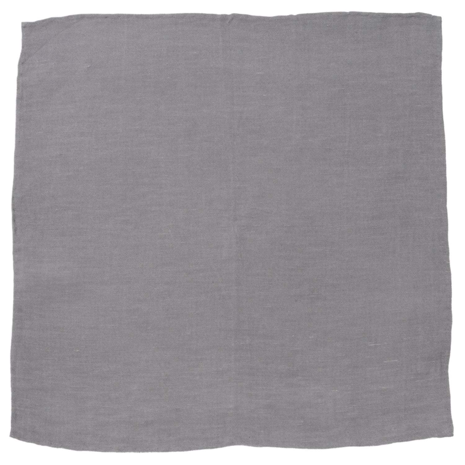 Gray Linen Pocket Square - Cufflinks.com - Flyclothing LLC
