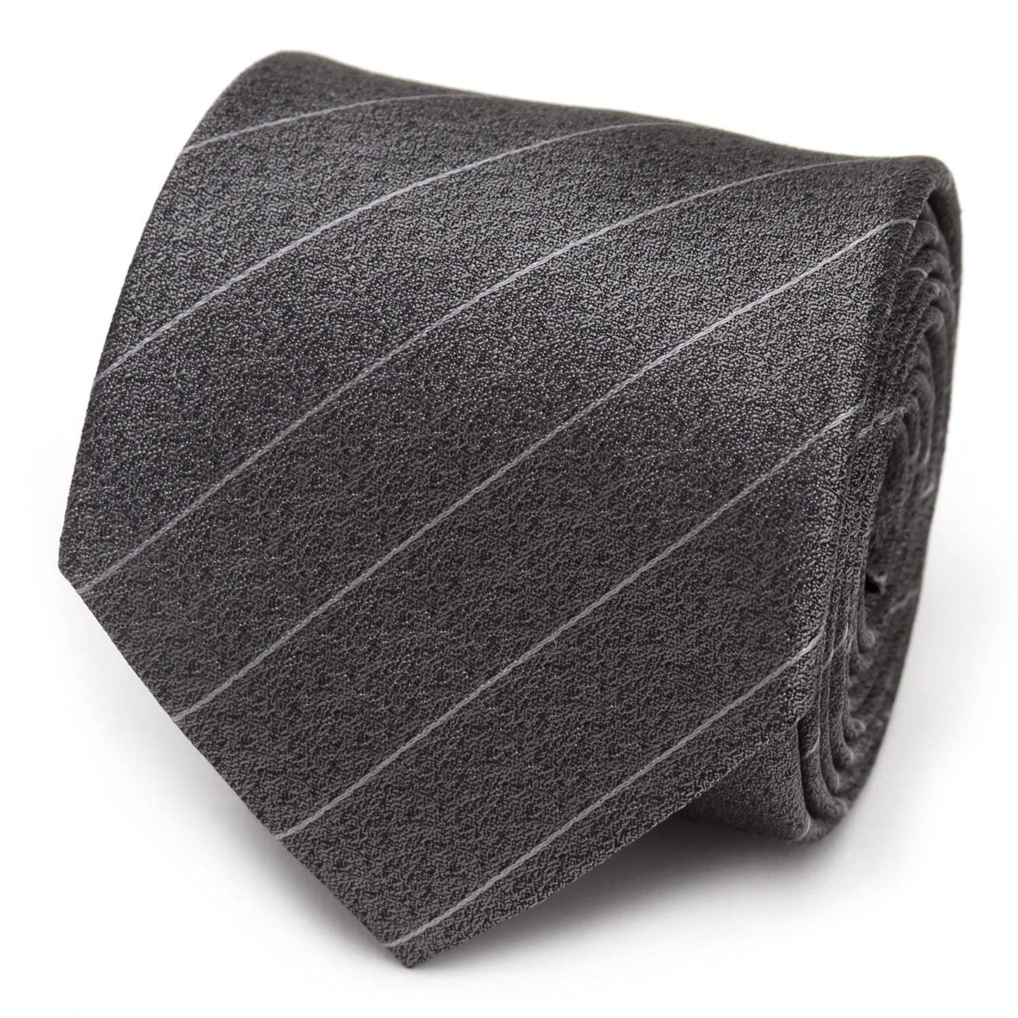 Woven Gray Stripe Men's Tie - Cufflinks.com - Flyclothing LLC