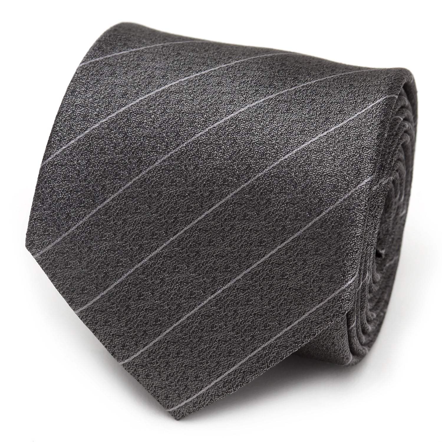 Woven Gray Stripe Men's Tie - Cufflinks.com - Flyclothing LLC