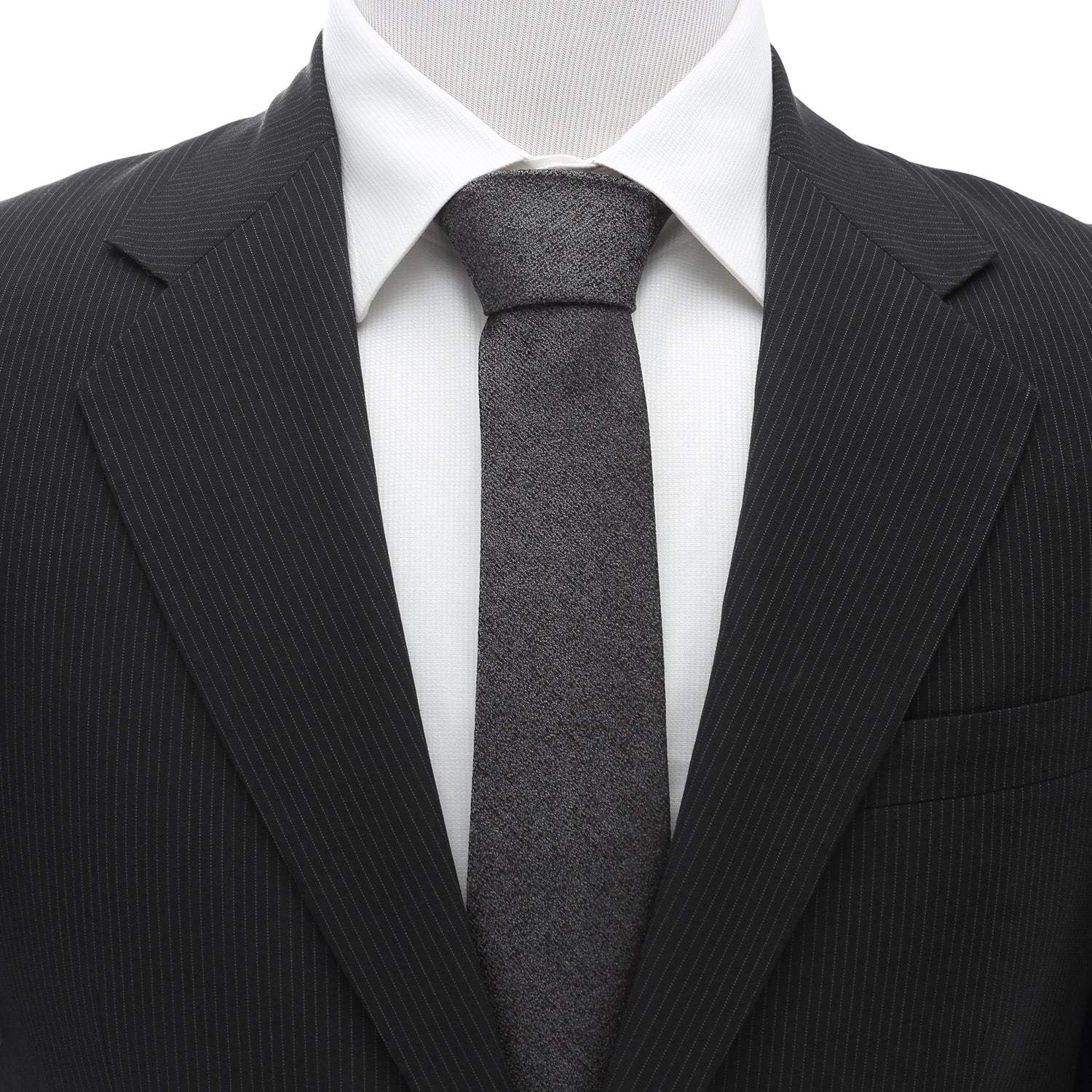 Heathered Gray Wool Men's Tie - Cufflinks.com - Flyclothing LLC