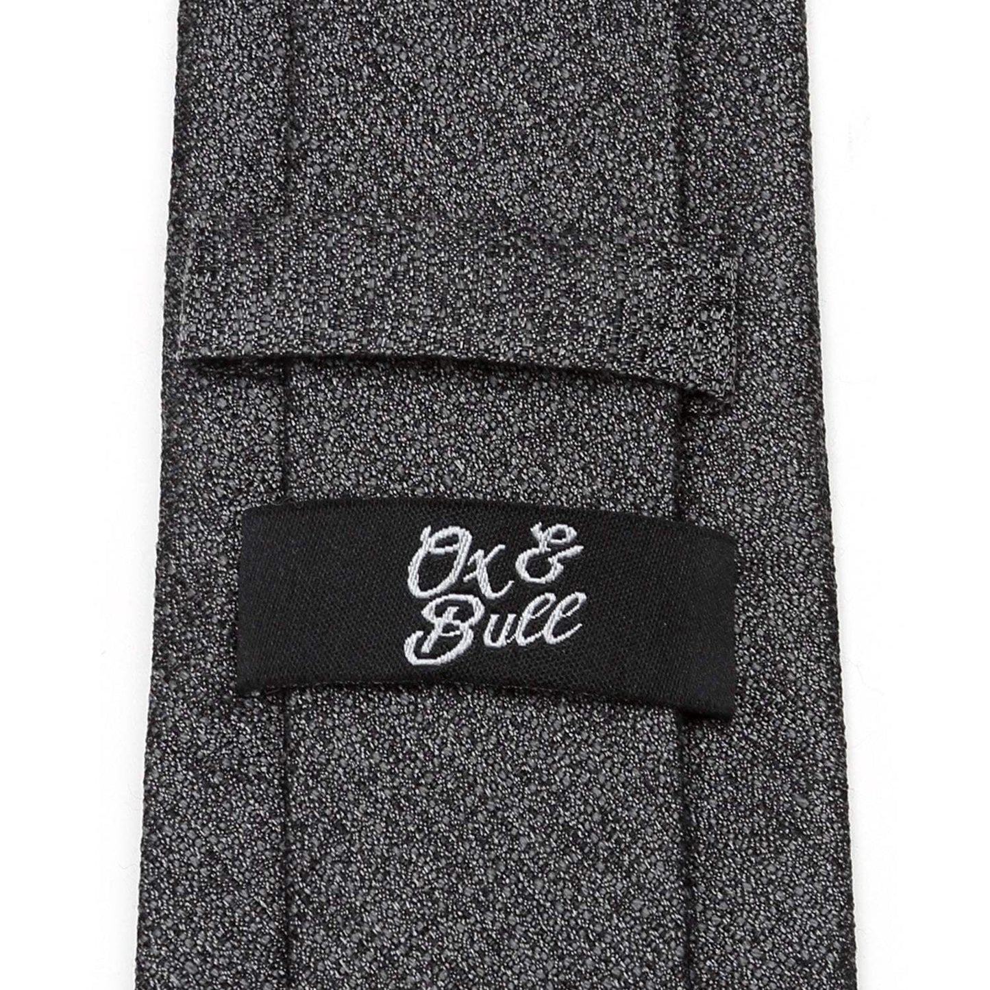 Heathered Gray Wool Men's Tie - Cufflinks.com - Flyclothing LLC