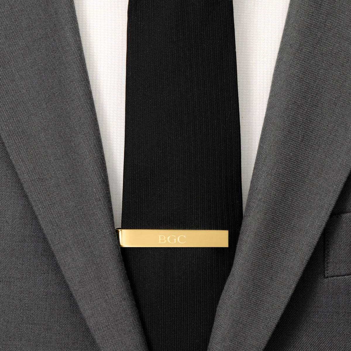 Wedding Party Gold Engravable Tie Bar - Cufflinks.com - Flyclothing LLC