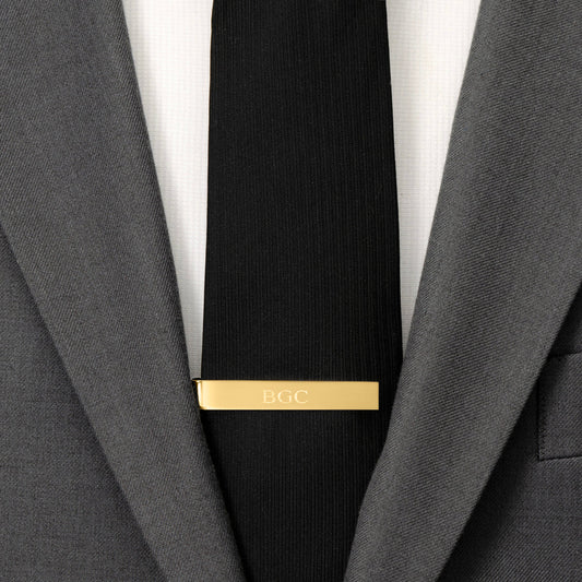 Wedding Party Gold Engravable Tie Bar