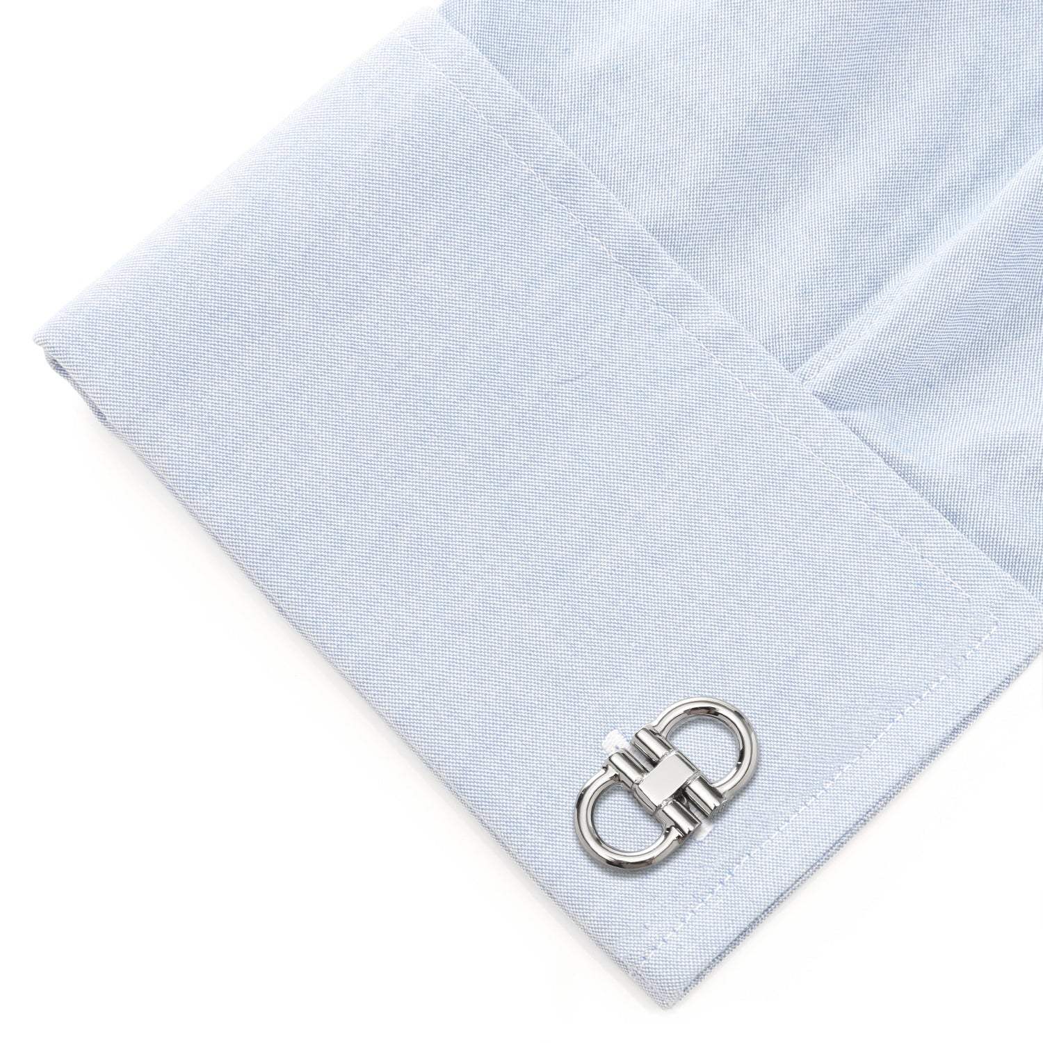 Horse Bit Stainless Steel Cufflinks - Cufflinks.com - Flyclothing LLC