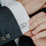 Horse Bit Stainless Steel Cufflinks - Cufflinks.com - Flyclothing LLC