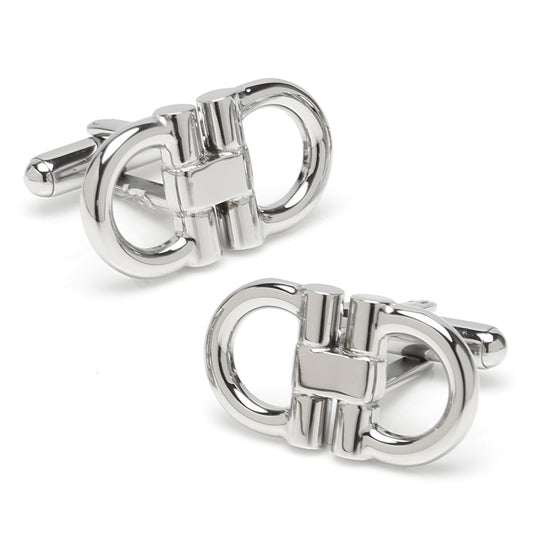 Horse Bit Stainless Steel Cufflinks