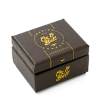 Onyx I Love You Stainless Steel Cufflinks - Cufflinks.com - Flyclothing LLC