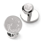 Hunter Silver Cufflinks - Cufflinks.com - Flyclothing LLC