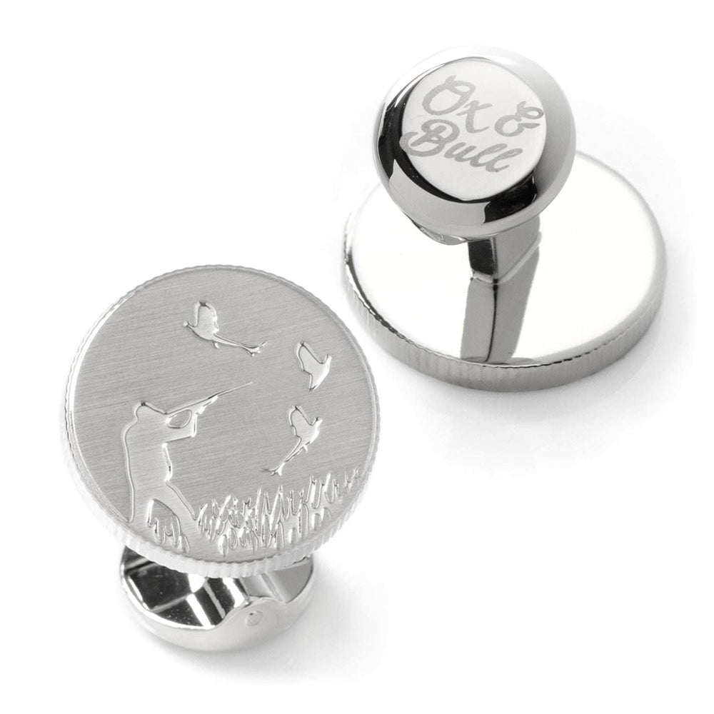 Hunter Silver Cufflinks - Cufflinks.com - Flyclothing LLC