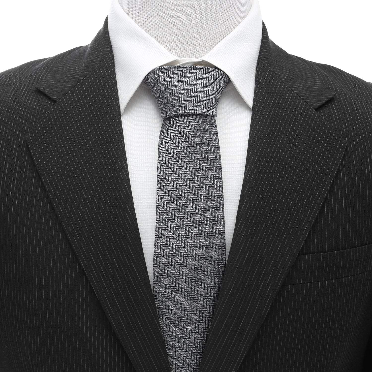 Herringbone Men's Tie - Cufflinks.com - Flyclothing LLC