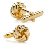 Gold Knot Cufflinks - Cufflinks.com - Flyclothing LLC
