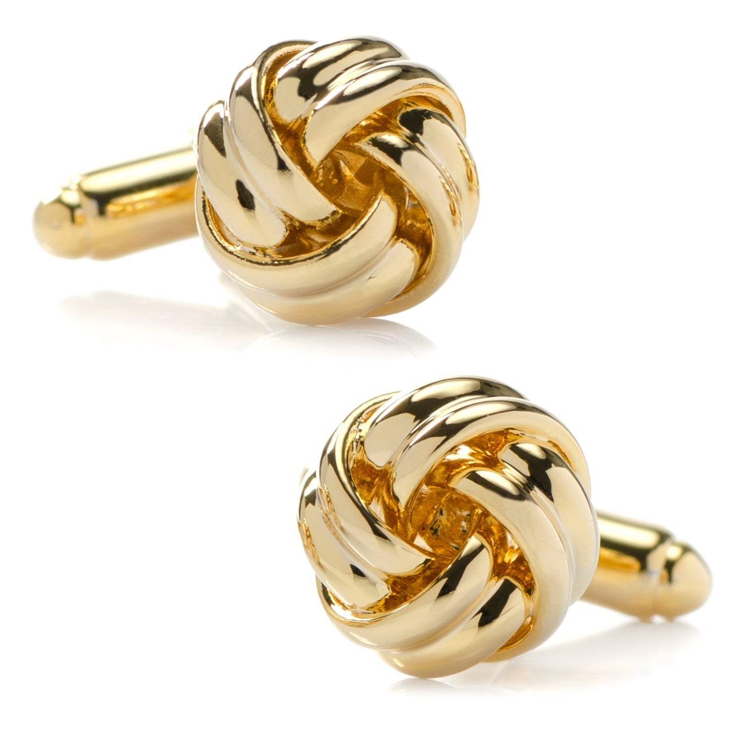 Gold Knot Cufflinks - Cufflinks.com - Flyclothing LLC