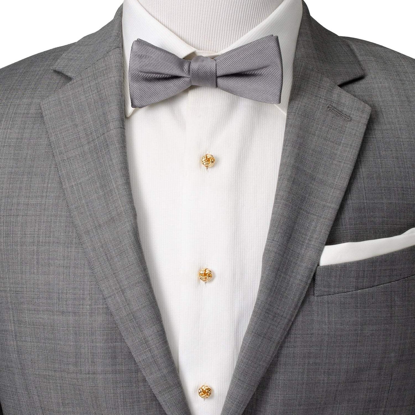 Gold Knot 5-Studs - Cufflinks.com - Flyclothing LLC