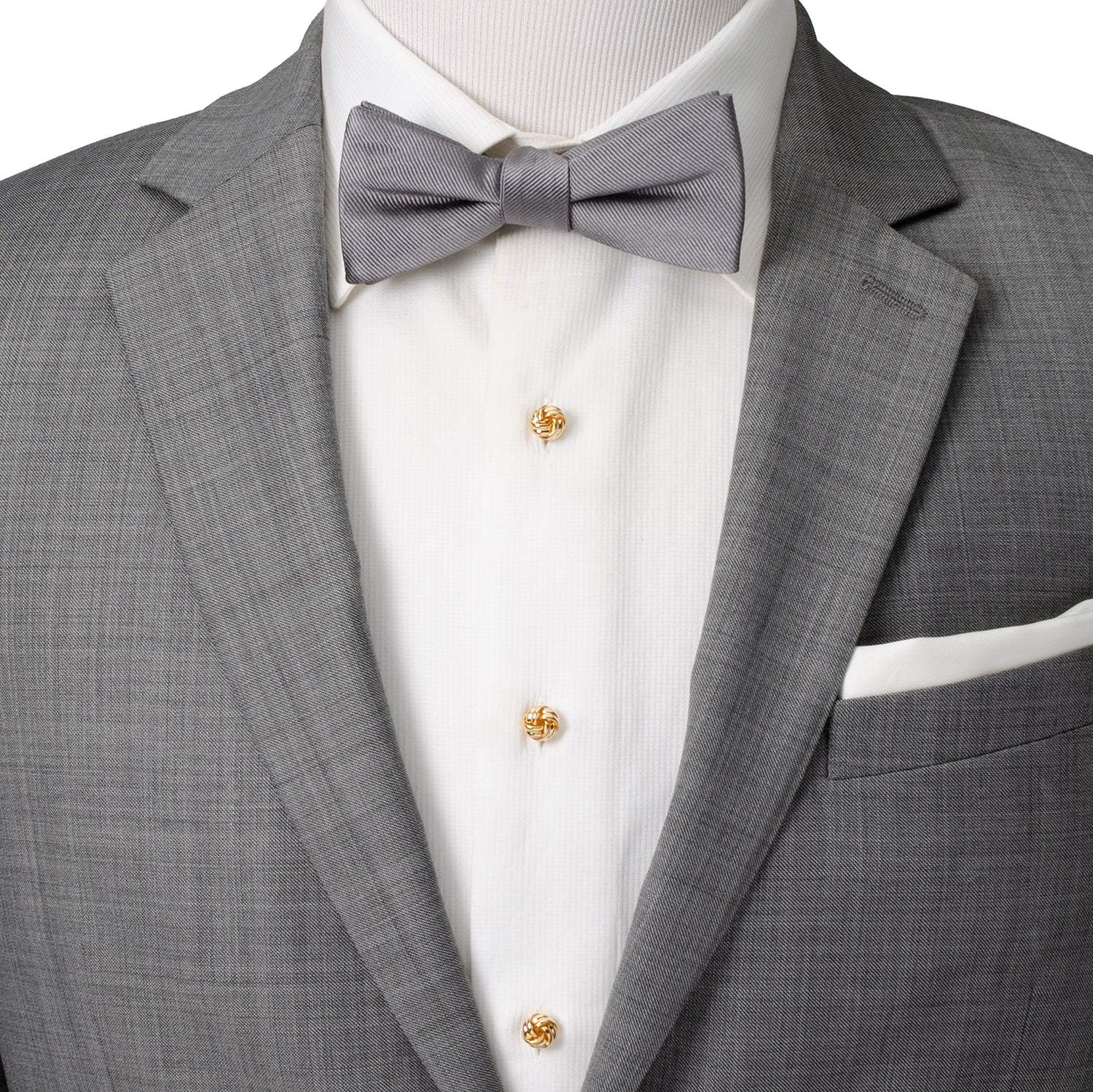 Gold Knot 5-Studs - Cufflinks.com - Flyclothing LLC