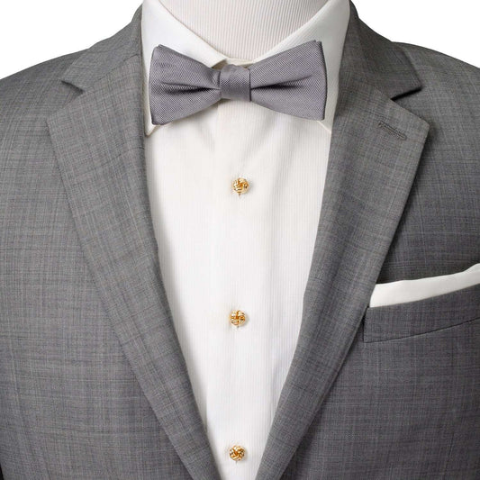 Gold Knot 5-Studs - Cufflinks.com - Flyclothing LLC