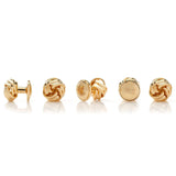 Gold Knot 5-Studs - Cufflinks.com - Flyclothing LLC